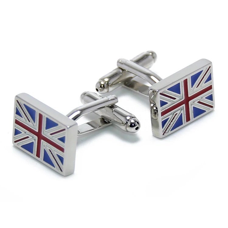 Сувениры с китайским греческим, итальянским, канадским, английским флагом, мужские запонки для рубашки, модные металлические запонки для свадьбы, вечеринки, встречи на заказ