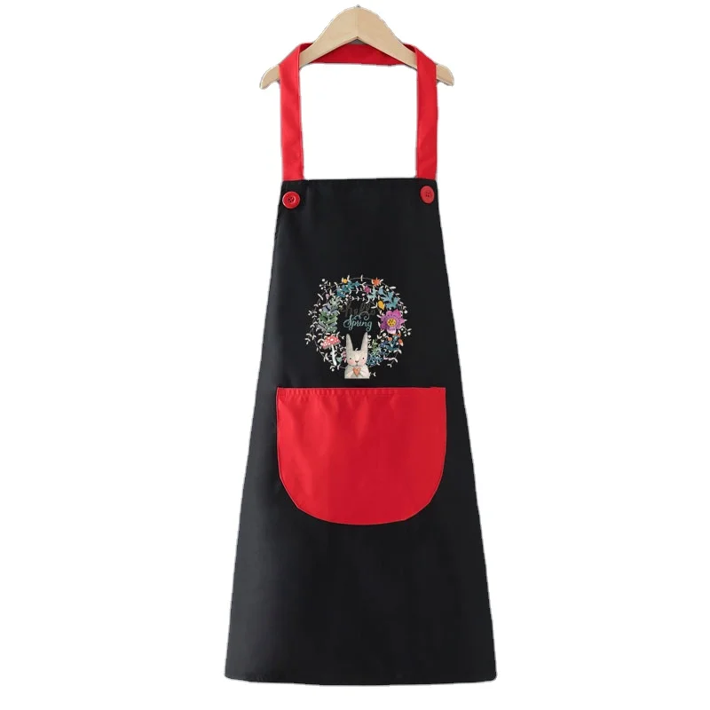 2021 PVC water oil proof animal carton customised aprons