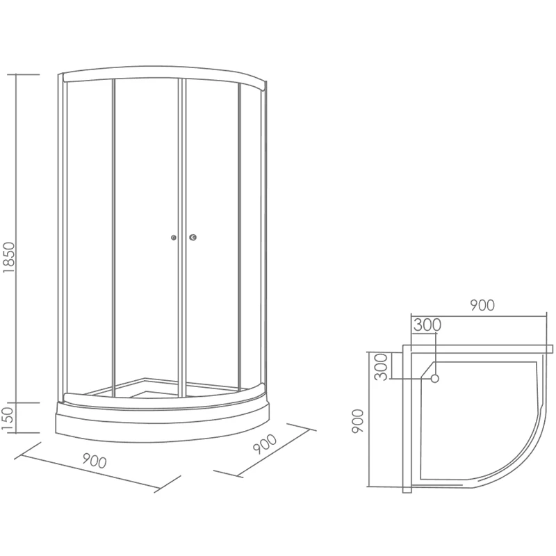glass thickness prefab bathroom complete shower room units