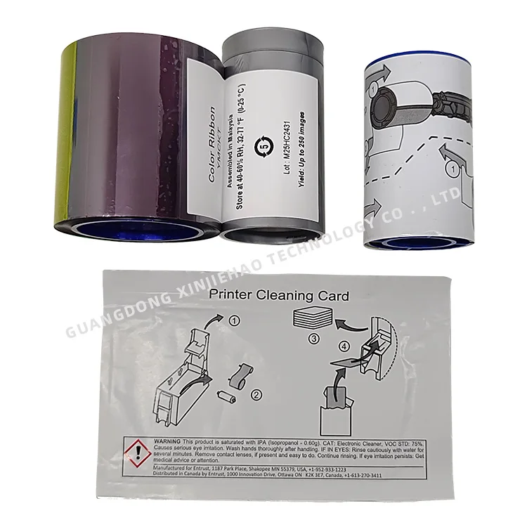 Entrust DATACARD 535700-001-R002 YMCKO Ribbon 250images For CD820 CD800 ID Card Printer