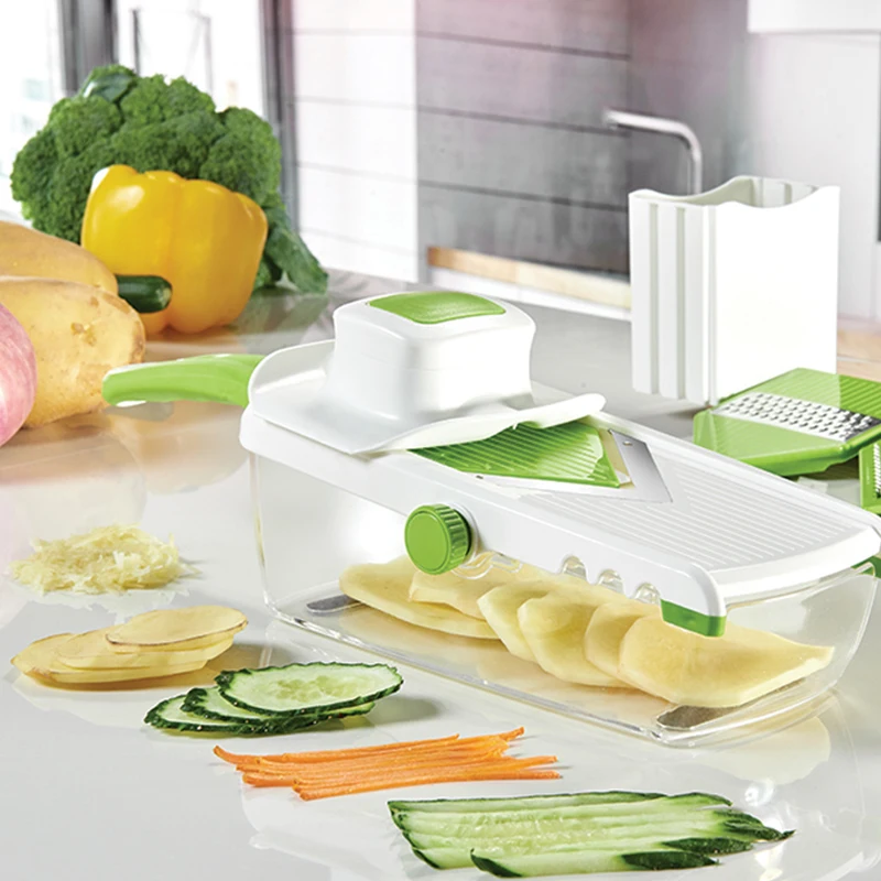 7 in 1 Multifunctional Vegetable Chopper Fruit Slicer Onion Chopper Handle Food Chopper Vegetable Slicer Dicer For Cutting