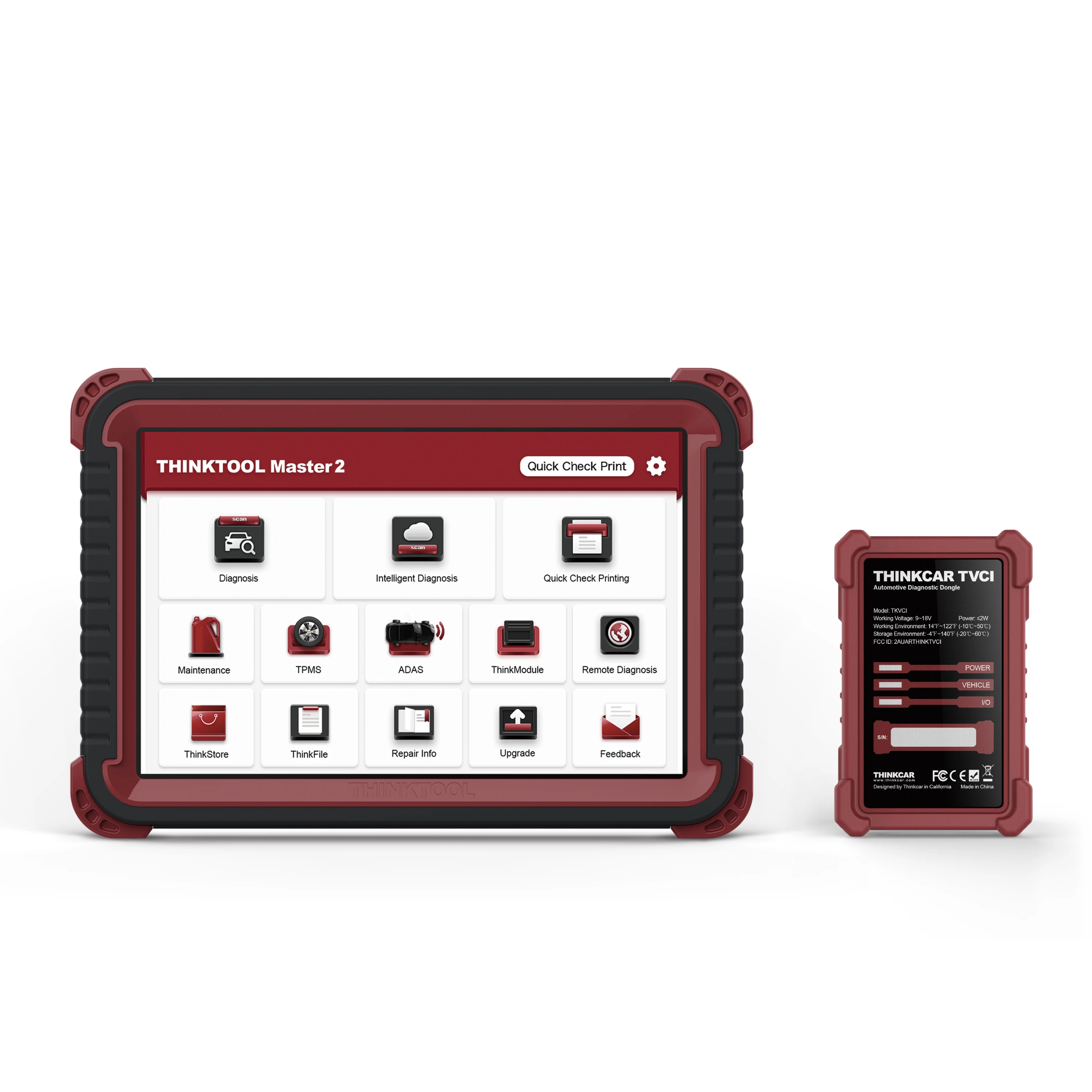 Thinktool Master 2 OBD CAR Scanner Code Reader ECU Coding Activation Test for Full System Diagnostic Supported Thinkcar Android