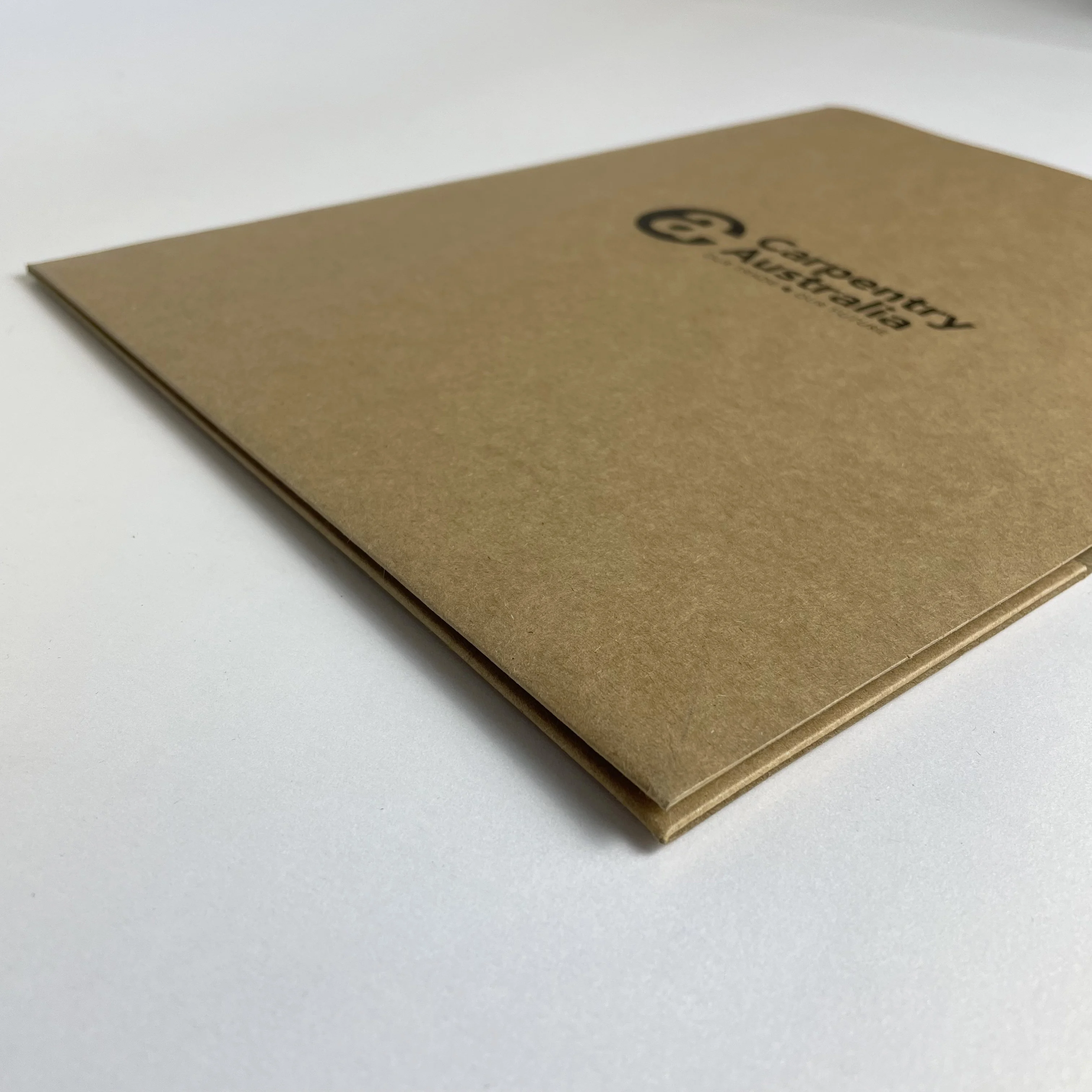 Wholesale Recycled Kraft Paper Folder Business Office School A4 File Pockets Folders Custom Logo