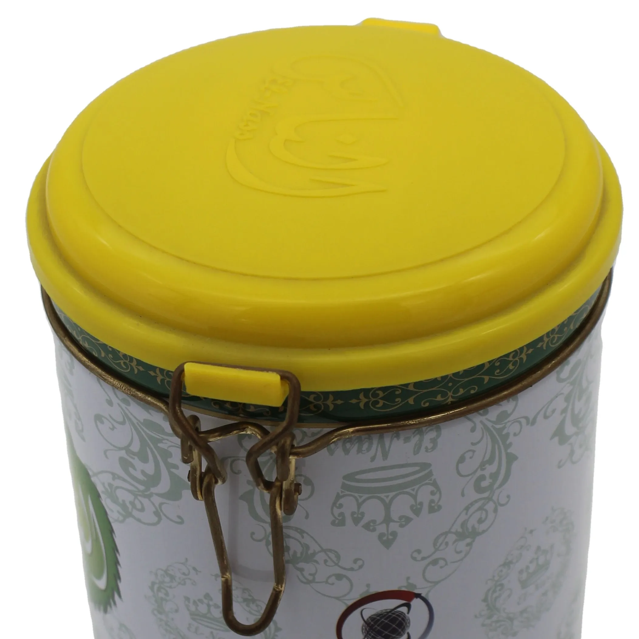 Тонированные банки, пустые стальные застежки, банки, жестяные контейнеры для чая, кофе