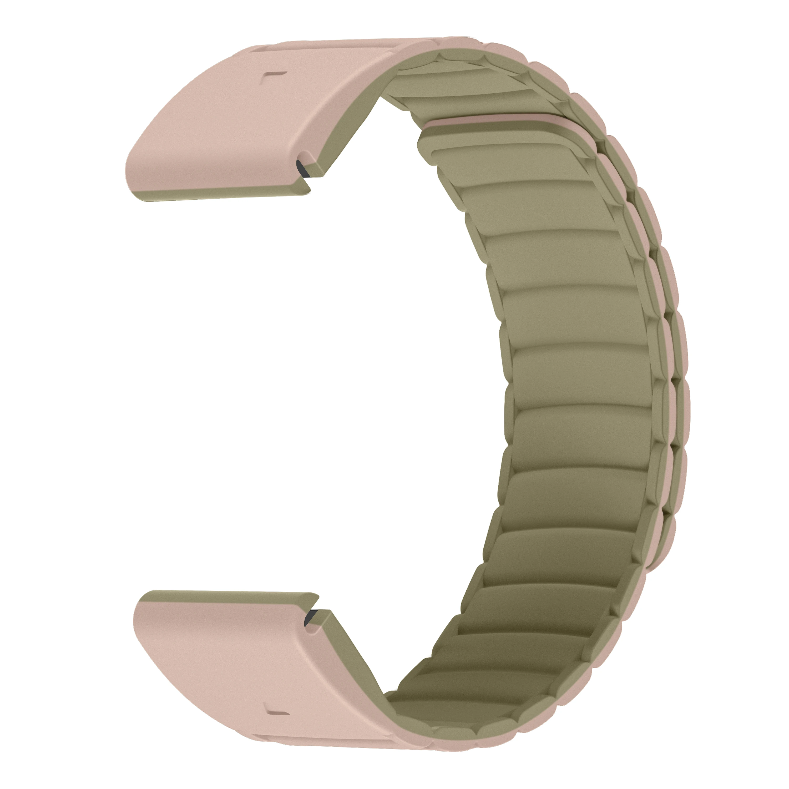 Eraysun Silicone Magnetic Watch Bands 22mm 26mm Quick Release For Garmin Sport Adjustable Breathable Waterproof Watch Strap