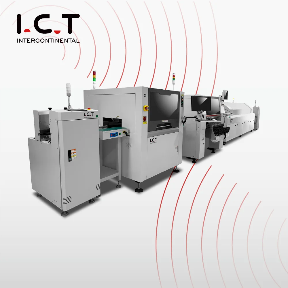 Automated Component Counter SMT Line Manufacture Pick And Place Machine Assembly Line Mobile SMT Line ICT