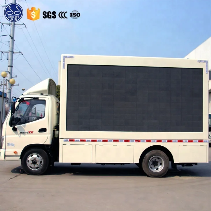 P5 P6 P4 outdoor led advertising screen videotron digital mobile billboard truck for sale