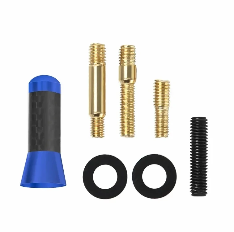 Low Price 3.5CM Universal Car Carbon Fiber Short Black Auto Roof Radio Aerial Mini Fm Antenna Mini Cooper Automobile Car Antenna