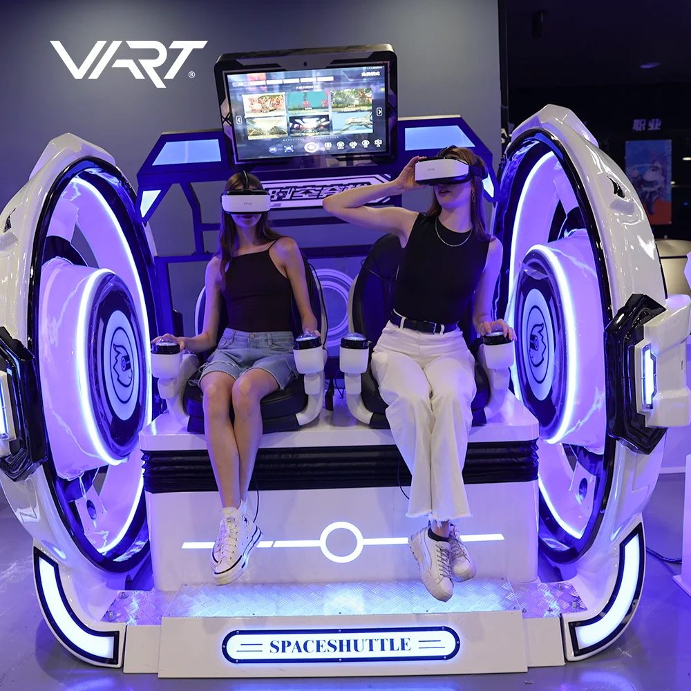 Commercial  9D VR Double Seats Egg Chair Virtual Reality Cinema/ Theater Simulator Game Machine with VR Headset
