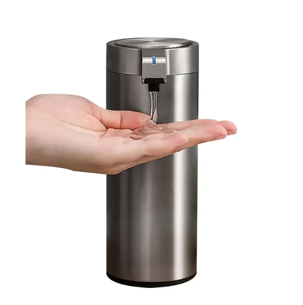 Touch-Free Brushed Stainless Steel Sensor Liquid Soap Pump Dispenser