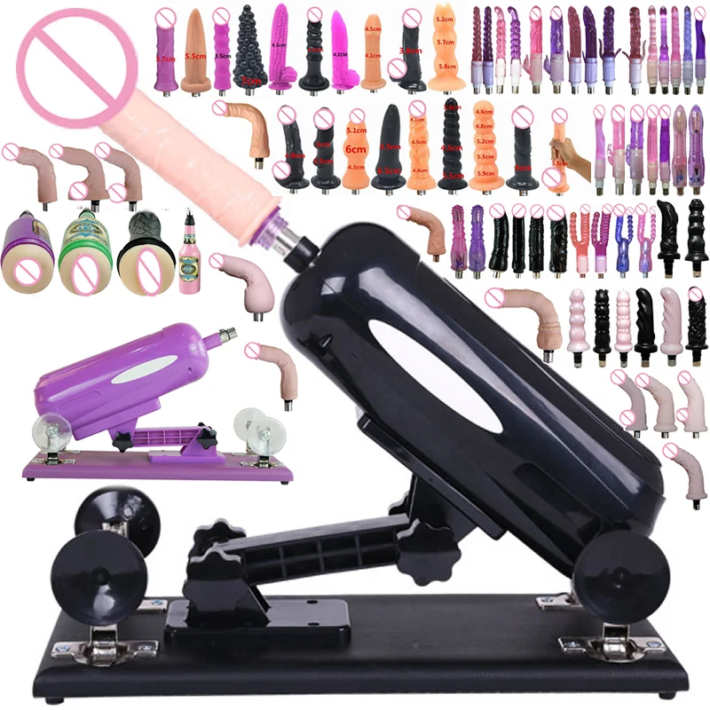 Прямая поставка автоматический Электрический Мощный вибрационный пистолет насадки регулировка скорости взрослые секс-игрушки для женщин мужчин мастурбация секс-машина