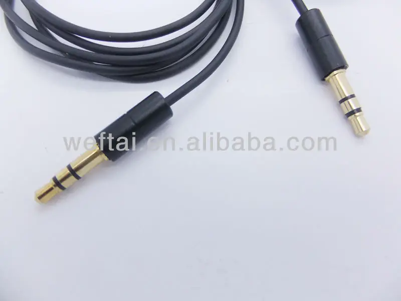 3.5mm Aux Gold Audio Cable Male To Male