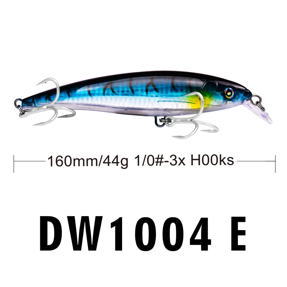 So-Easy 43g 16cm Hard Big Minnow Artificial Bait Trolling Pike 2# hook Carp pececillo	vairon	Elritze Fishing Lure Dog Working