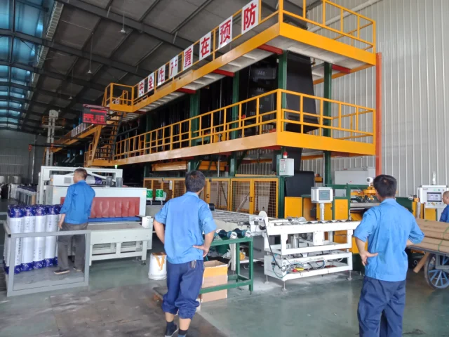 Polymer Bitumen Based Waterproofing Membranes Production Line --- Automatic & Installation overseas
