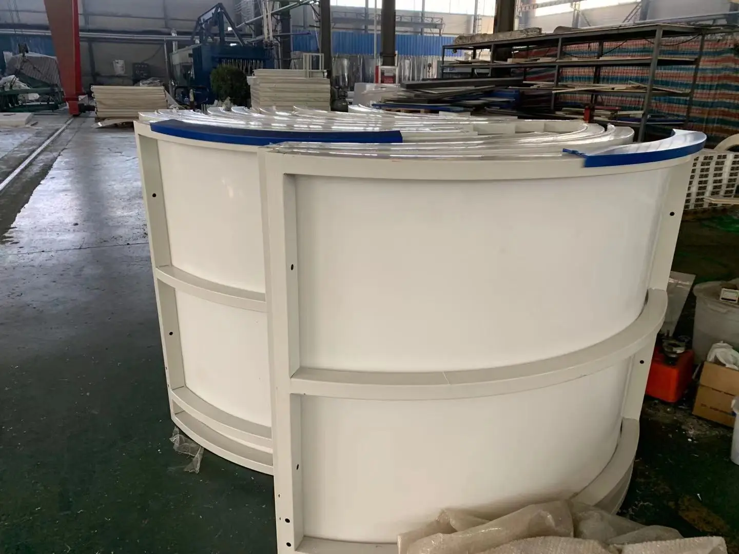 Factory direct sales white or custom color hockey dasher board hdpe for indoor and outdoor