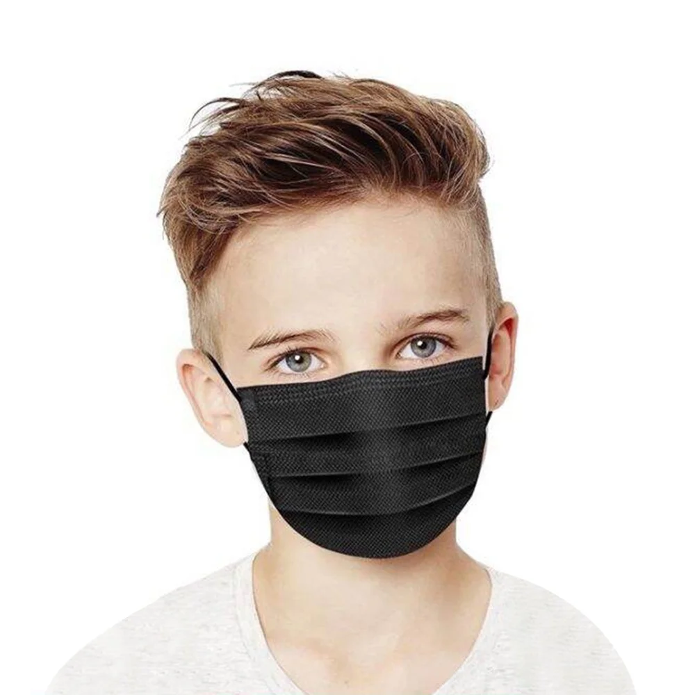 3 Layers Children Medical Colorful 3ply Disposable Non Woven Protective colorful  Face Mask