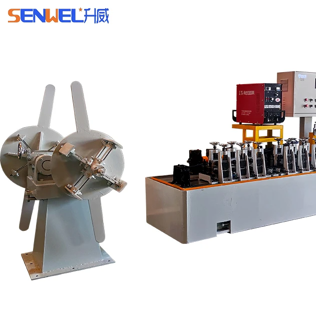 SENWEL Stainless Steel pipe machinery Furniture Bathroom steel Pipe Making Machine Tube Mill