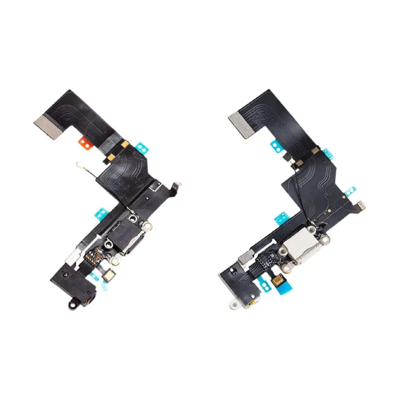 Charging Port Dock Connector Flex Cable for iphone 7 8 6S plus X XR XS MAX 11 12 Pro USB Microphone Repair Part
