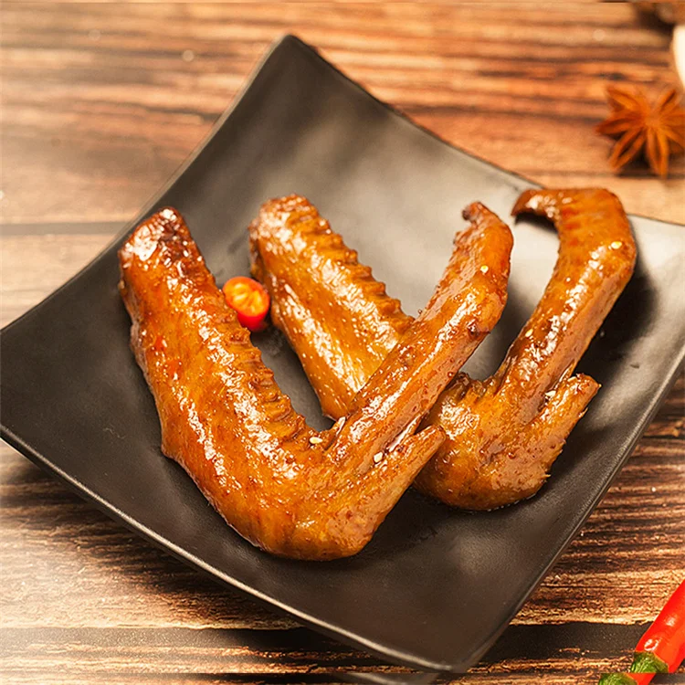 Xiao Hu-Duck, горячая распродажа, здоровые и безопасные острые крылья утки, маленькая закуска * 118 г/пакет