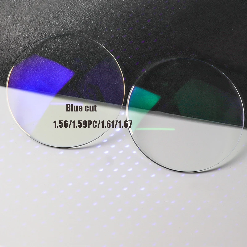 Optica Lens Manufacture Anti Blue Ray Blue Cut Lenses 1.56 Ophthalmic Resin Eyeglasses Prescription Optical lens