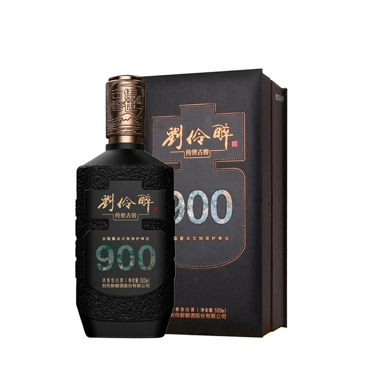 
LIU LING ZUI Ancient Cellar Handed Down900 42% Degree High Quality Nice Taste Chinese Brewing Premium White Liquor 