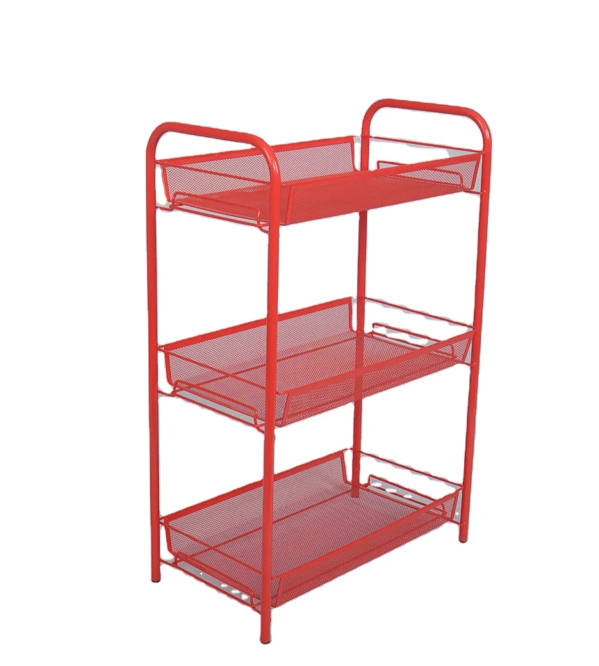 5-tier Round Tube Document Storage Cart