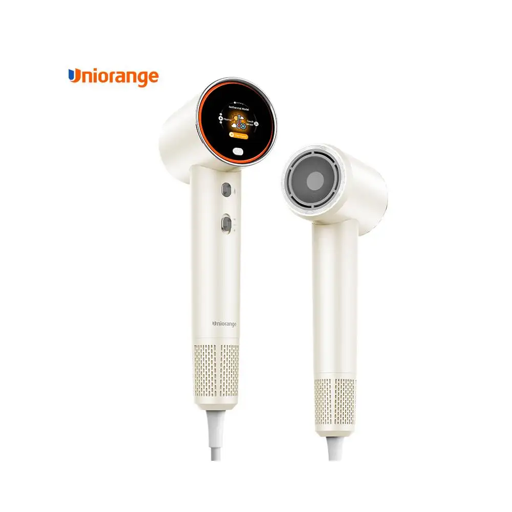 Uniorange professional salon Portable Multi Styler Hair Dryer supplier Beauty Hair Dryer price with LCD Screen & Designed icon