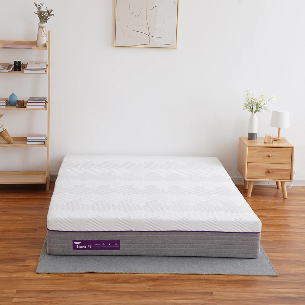 Sleep Well Royal King Size Medium Firm Roll Up Compress Memory Foam Bed Mattress Support In A Box