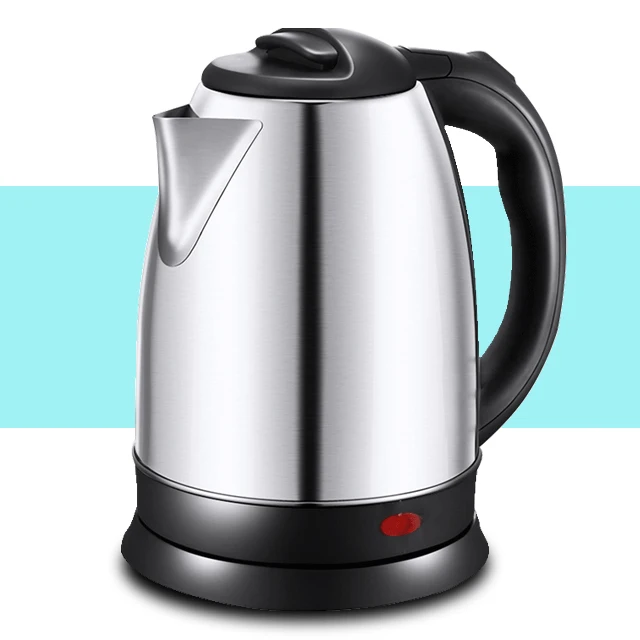 Электрический чайник из нержавеющей стали, 1,8 л, с защитой от перегрева