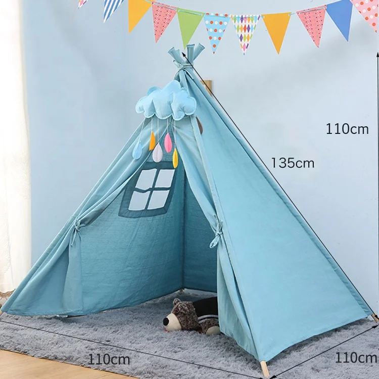 
Kids Teepee Play House Indoor Indian Kids Tent 