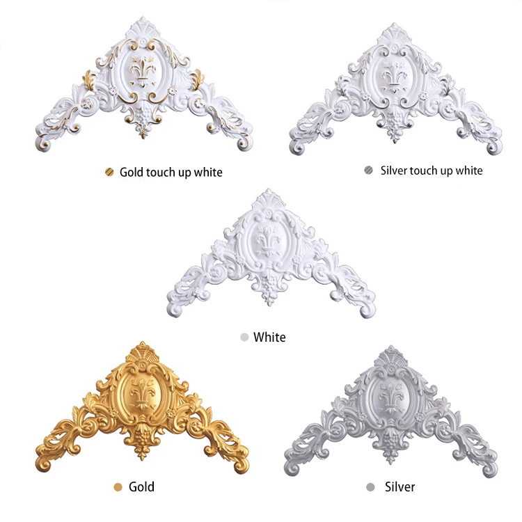 Carved Applique Onlay for Door Cabinet Celling decor