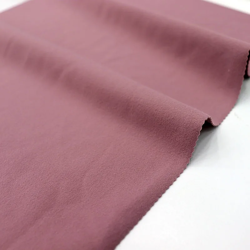 Interlock 310gsm 69%polyamide 31%elastane brushed lulu fabric for yoga