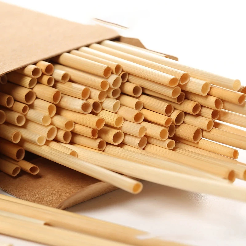 100% Natural Biodegradable Eco-Friendly Disposable Organic Wheat Drinking Straw for Drinking