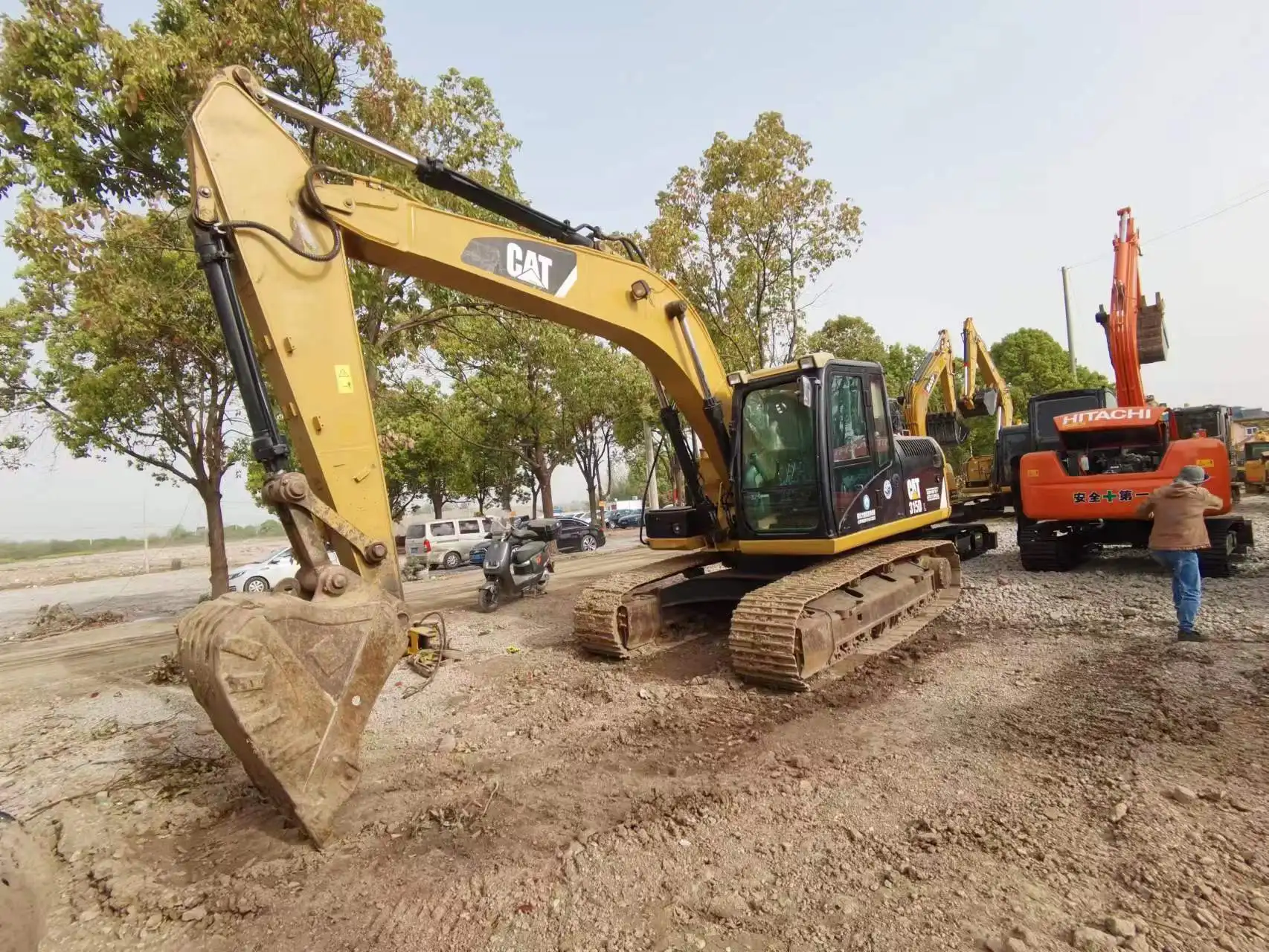 Экскаватор 15 тонн CAT315 312 313 318 320 подержанный гусеничный экскаватор оригинальная машина по низкой цене