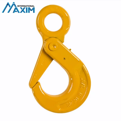 G80 Alloy Chain Fittings Eye Self Locking Hook
