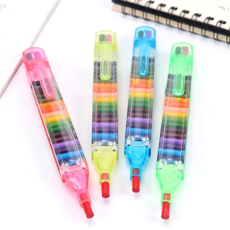 20 Colors/1PC Cute Kawaii Crayons Oil Pastel Creative Colored Graffiti Pen For Kids Painting Drawing Supplies Student Stationery