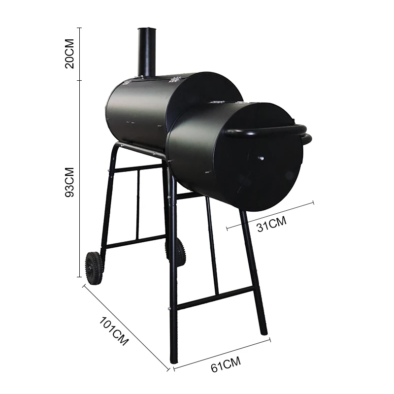 High Quality Wholesale Custom Cheap wood pellet smoker stainless steel charcoal bbq grill outdoor