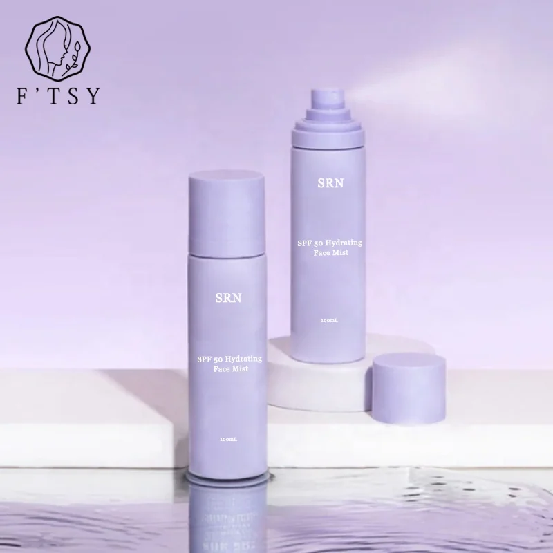 Private Label Vegan Brightening Antioxidant Hydration SPF 50 Sunscreen Mist Spray