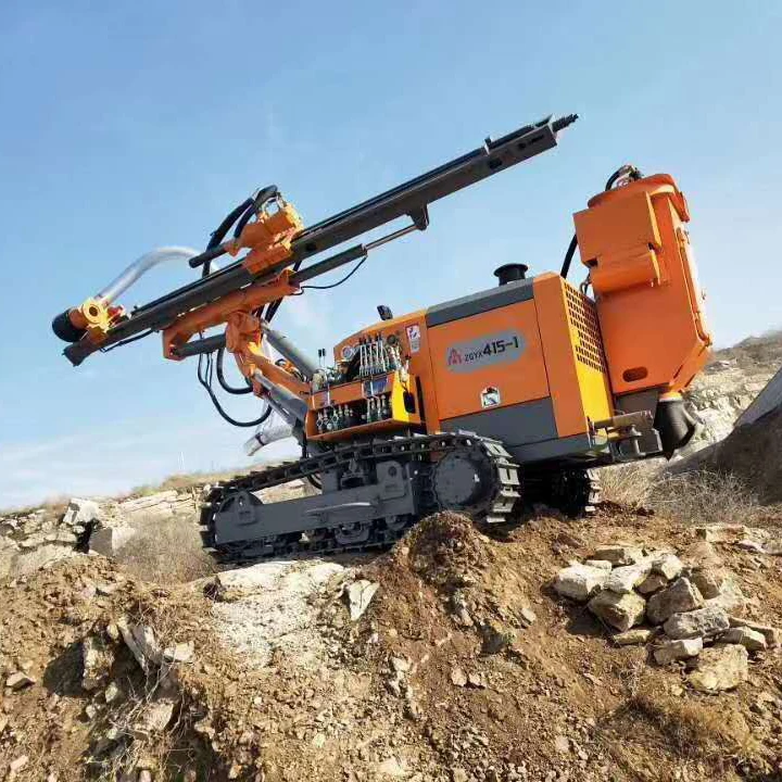  ZGYX-415 DTH Мобильная пневматическая портативная буровая установка для добычи взрывных отверстий