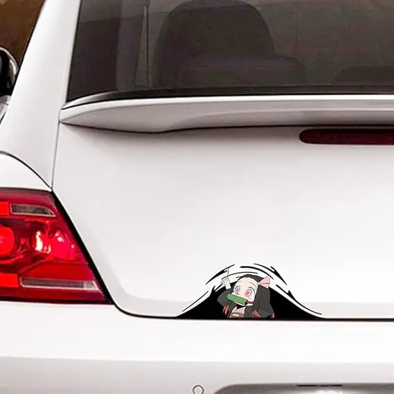 Custom car accessories stickers trunk window motorcycle bumper cartoon animation car stickers