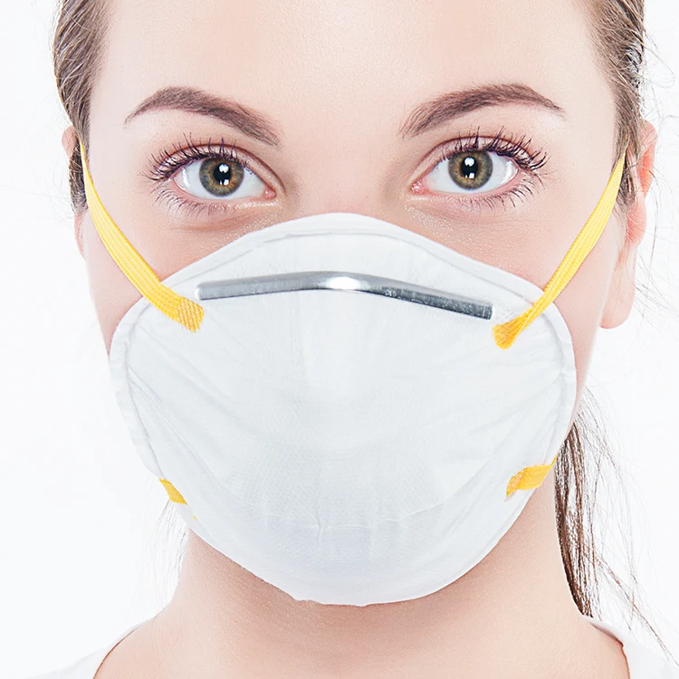 
Disposable Nonwoven Cup Shaped KN95 Half Face Mask for Self Use 