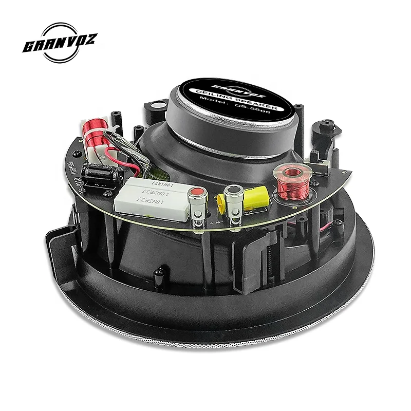 25mm tweeter 8 ohm pa fiberglass basket 6 inch ceiling sound system speakers for home theatre