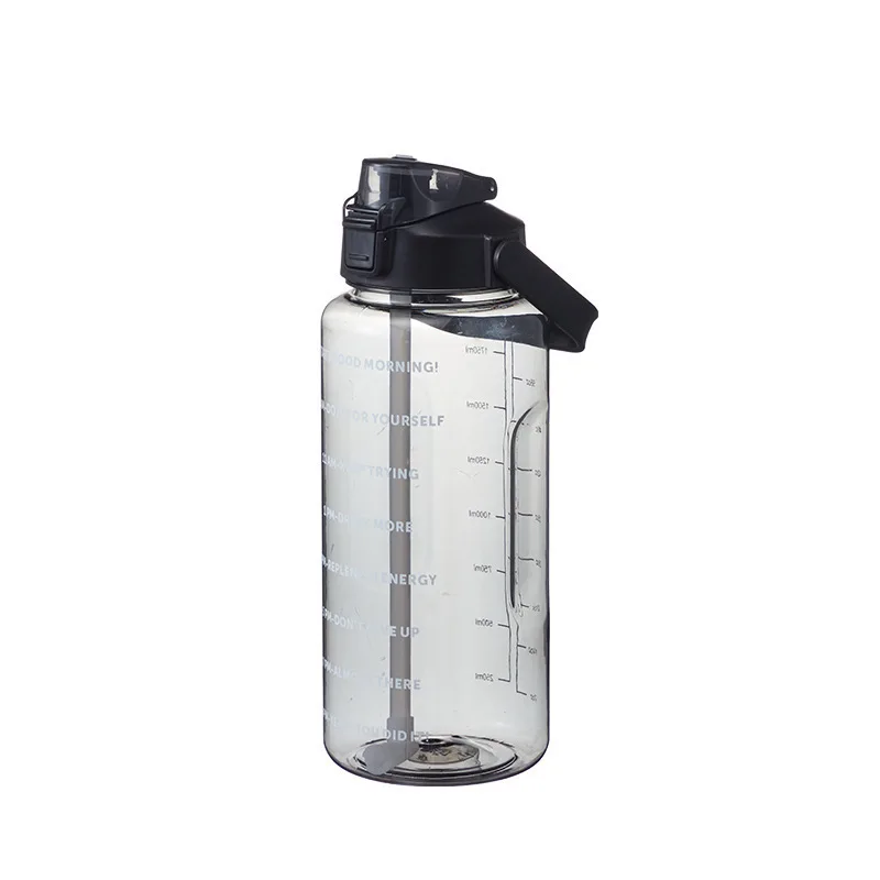 Plastic Water bottle Wholesale Cheap Big volume portable Cheap customized logo Sports Gym bottle Hiking Portable bottle Outdoor