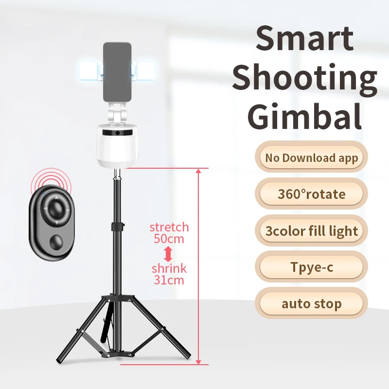 360 degree rotation portable Aluminum Alloy Selfie Stick Mobile Phone Tripod