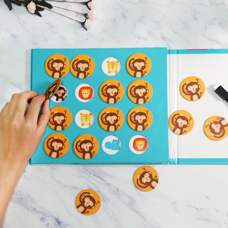 2021 Hot Selling Montessori memory Training game to teach toddlers to learn toy puzzles