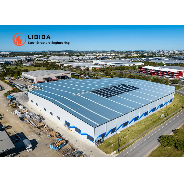 Commercial Pre-made Building Steel Structure Warehouse With Free Technical Support