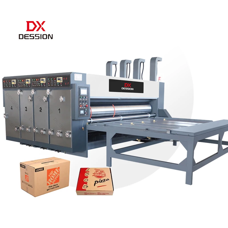 cardboard machines semi automatic corrugated box flexographic printer and slotter machine flex printing machine