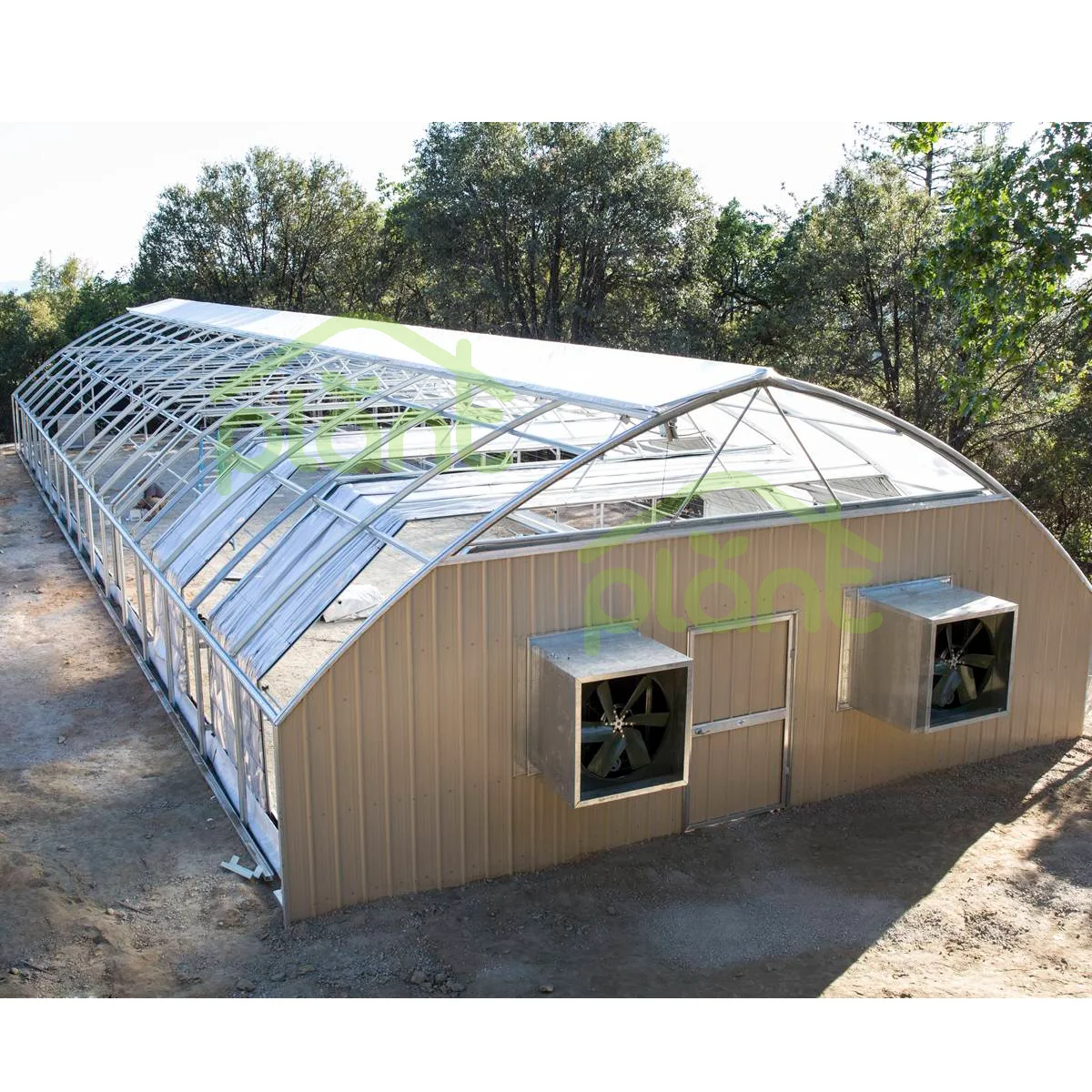 3- Layer of Breathable Light Shade Commercial Greenhouse PE Film Blackout Greenhouse Light Dep Greenhouse