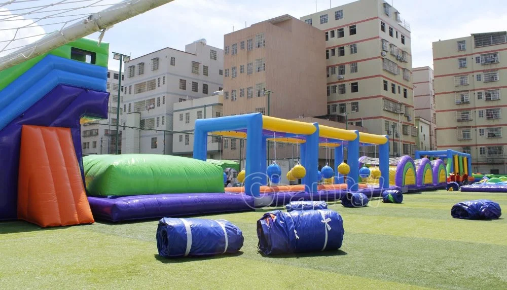 На открытом воздухе по индивидуальному заказу зверь надувная полоса препятствий 5k безумные препятствия спортивные взрослые игры