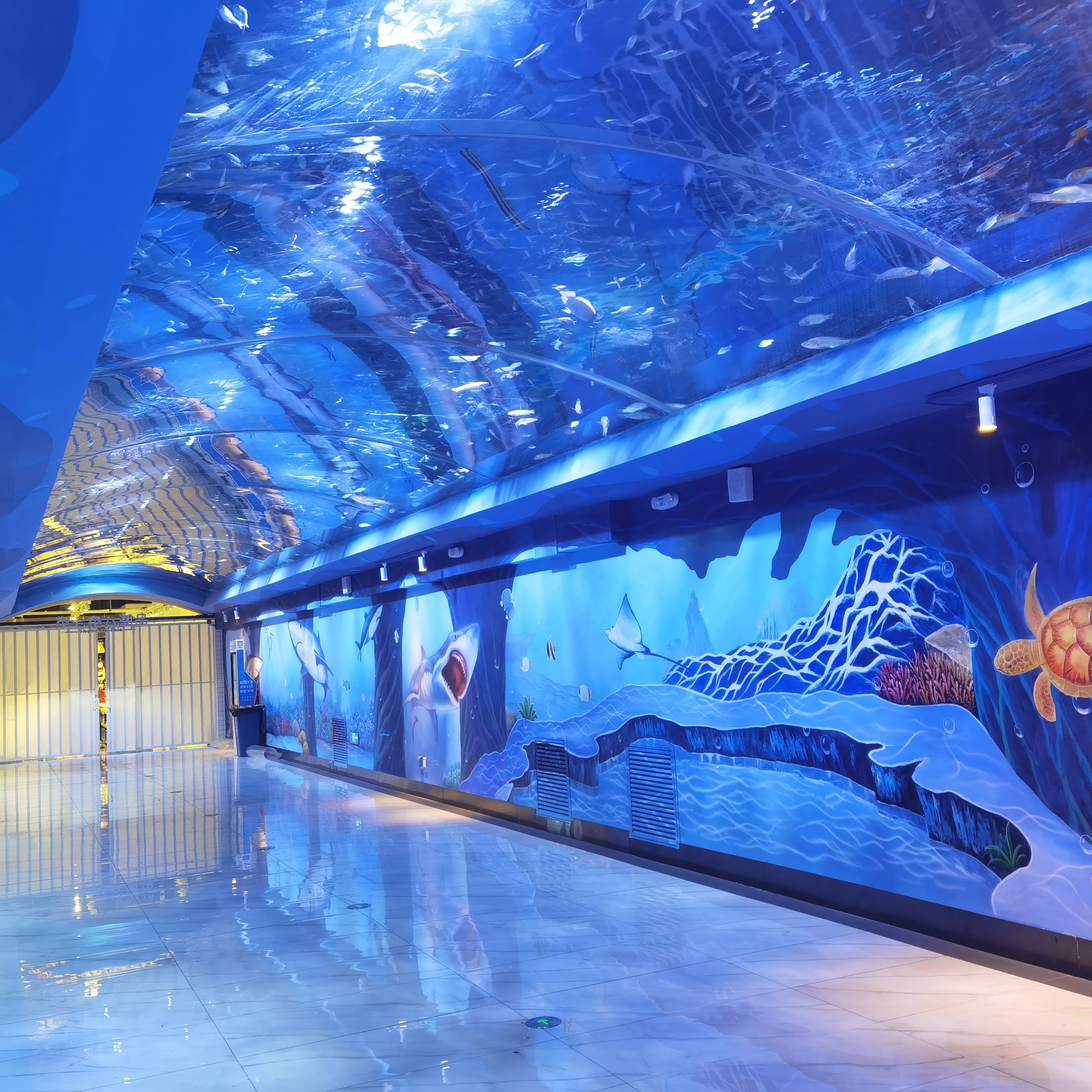 Transparent Best Selling Acrylic Viewing Tunnel Underwater Panel Thick Sheets For Underground World